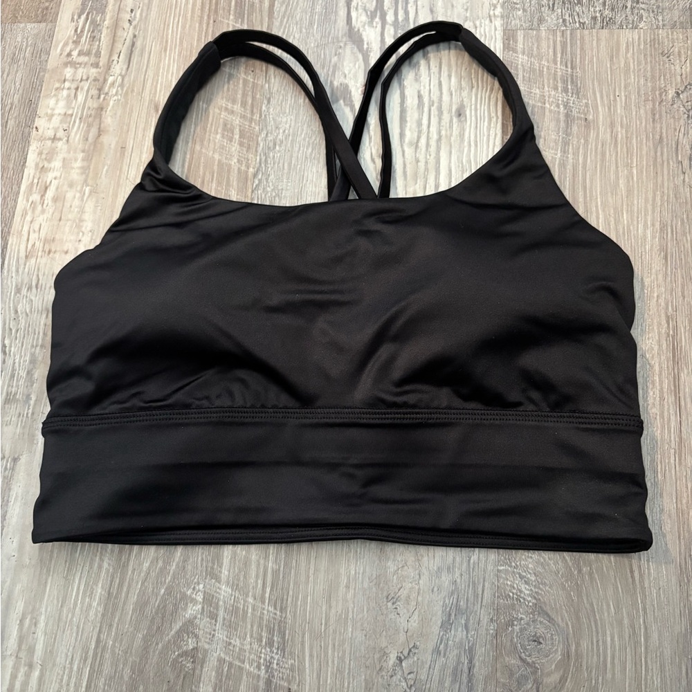 Lululemon Energy Longline Bra Shine Size 6 B/D cup
